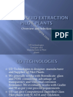 UD Technologies - Pilot Plants For Liquid Liquid Extraction