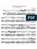 IMSLP52541-PMLP108818-Arensky Chanson Triste Op56 No3 Cello and Piano PDF