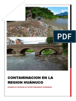 Contaminacion en La Region Huanuco