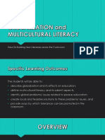 GLOBALIZATION and MULTICULTURAL LITERACY