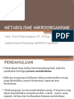 Metabolisme Mikroorganisme