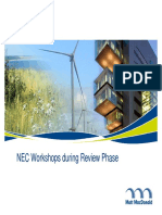 NEC Workshops during Review Phase