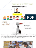 Instructional Supervision: in Teacher Education
