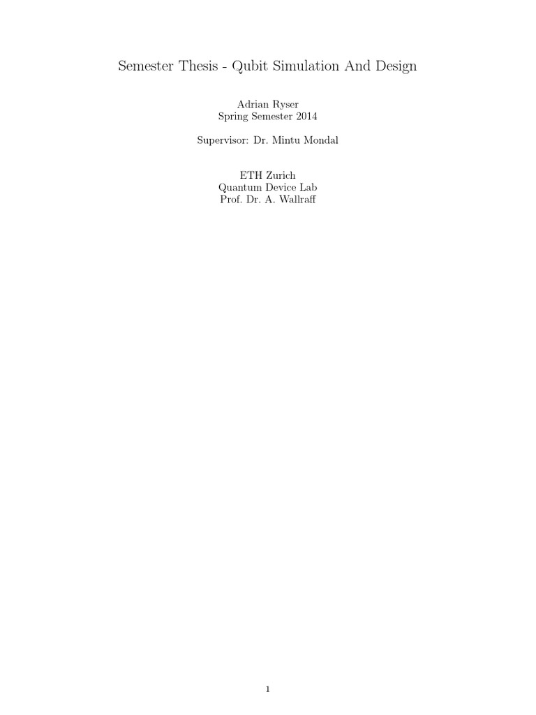 Qubit Design and Simulation Insights | PDF | Quantum Computing | Inductance