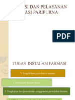 Fungsi Dan Pelayanan Farmasi Paripurna