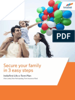 Secure Your Family in 3 Easy Steps: Indiafirst Life E-Term Plan