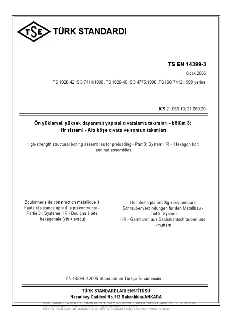 En 14399 3 PDF | PDF