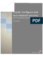 Configure and Test Network Security