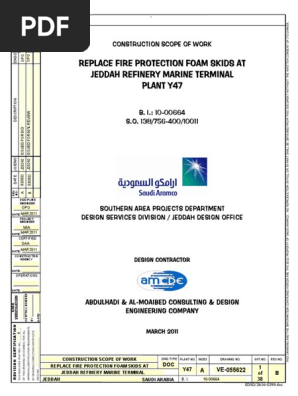 VE055622-038 Construction Scope of Work