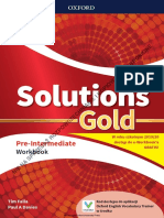 Solutions Gold Pre Int Workbook Units 4 9 PDF