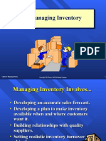 Managing Inventory Managing Inventory
