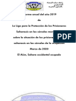 LPPS: Situación de Los Prisioneros Civilessaharauis en Las Cárceles de La Ocupación