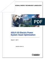 430.01.03 Electric Power System Asset Optimization: March 7, 2011