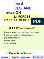 Forces and Motion Chapter Summary