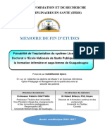 2 OUEDRAOGO - Système LMD Pour La Formation Infirmière Et Sage Femme