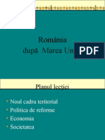 Romania Dupa Unire
