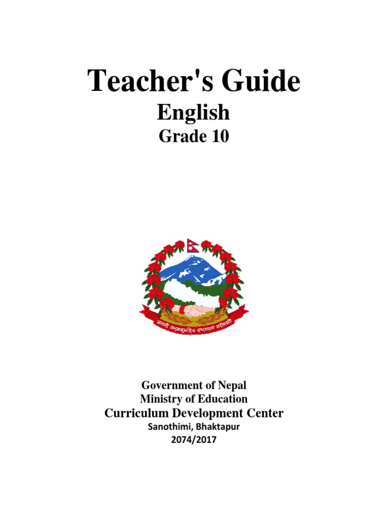 Teacher's Guide for Grade 10 English | PDF | Teachers | Reading ...