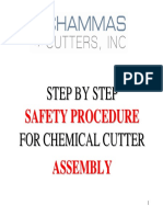 Step-by-Step Safety Procedure for Chemical Cutter Assembly