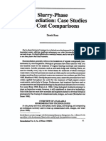 Slurry Phase Bioremediation Case Studies and Cost Comparisons