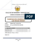 Tema 14-Composición Minerológica de Las Rocas Ígneas