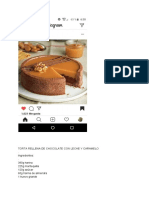 Torta Rellena de Chocolate Con Leche y Caramelo PDF