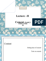 Lecture 2 Cement Contd.