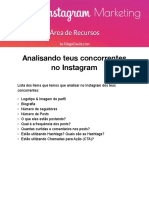 Recursos Instagram Marketing Analisando Teus Concorrentes No Instagram PDF