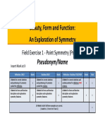 Field Exercise 1 - Point Symmetry - Model Answer - January 2015
