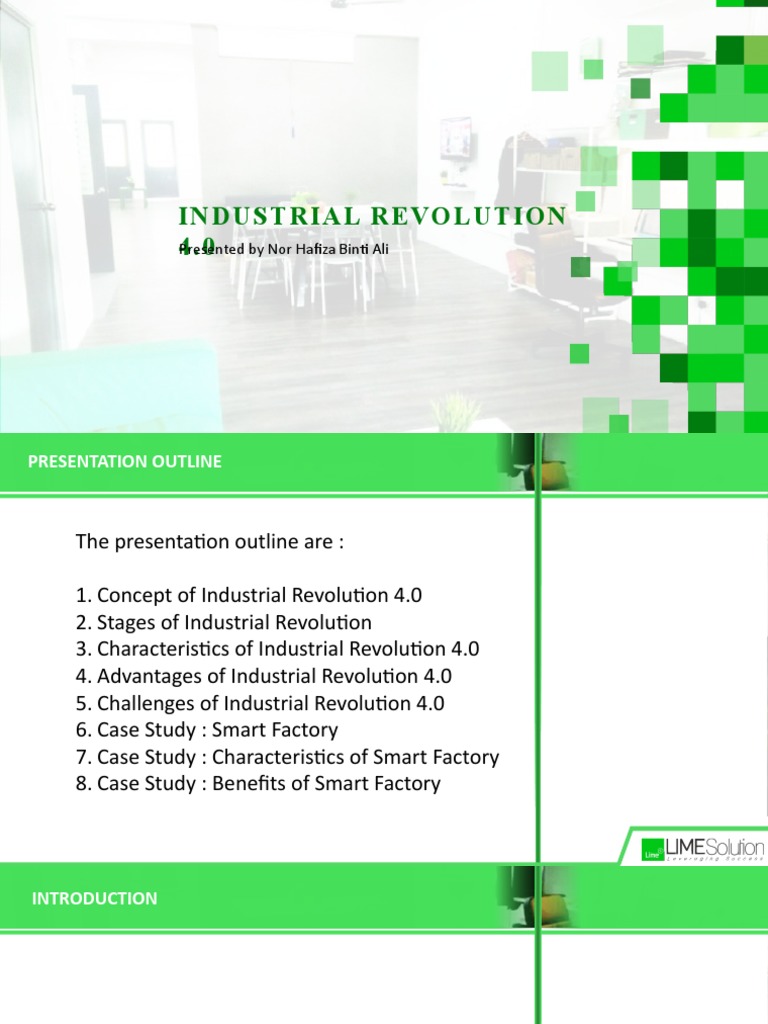 Industrial Revolution 4.0 | PDF | Factory | Internet Of Things