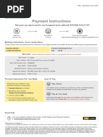 Payment Instructions: Banking Instructions: You're Nearly There!