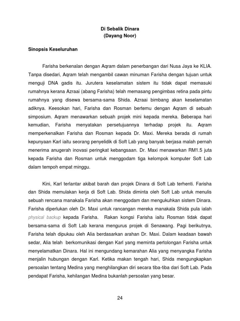 Komsas Bahasa Melayu Tingkatan 4 Kajian Novel Di Sebalik Dinara Dayang Noor Pdf
