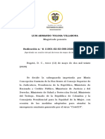 Luis Armando Tolosa Villabona: (Aprobado en Sesión Virtual de Trece de Mayo de Dos Mil Veinte)