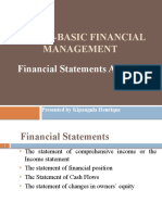 Financial Statements Analysis