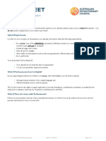 Eligibility Assessment Fact Sheet Online PDF