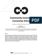 Community Inclusion Currencies