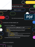 Survival Kit - Back To School by Slidesgo