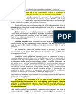 Psicopatología Del Pensamiento y Del Lenguaje