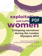 Exploitation and Trafficking of Women: Critiquing Narratives During The London Olympics 2012