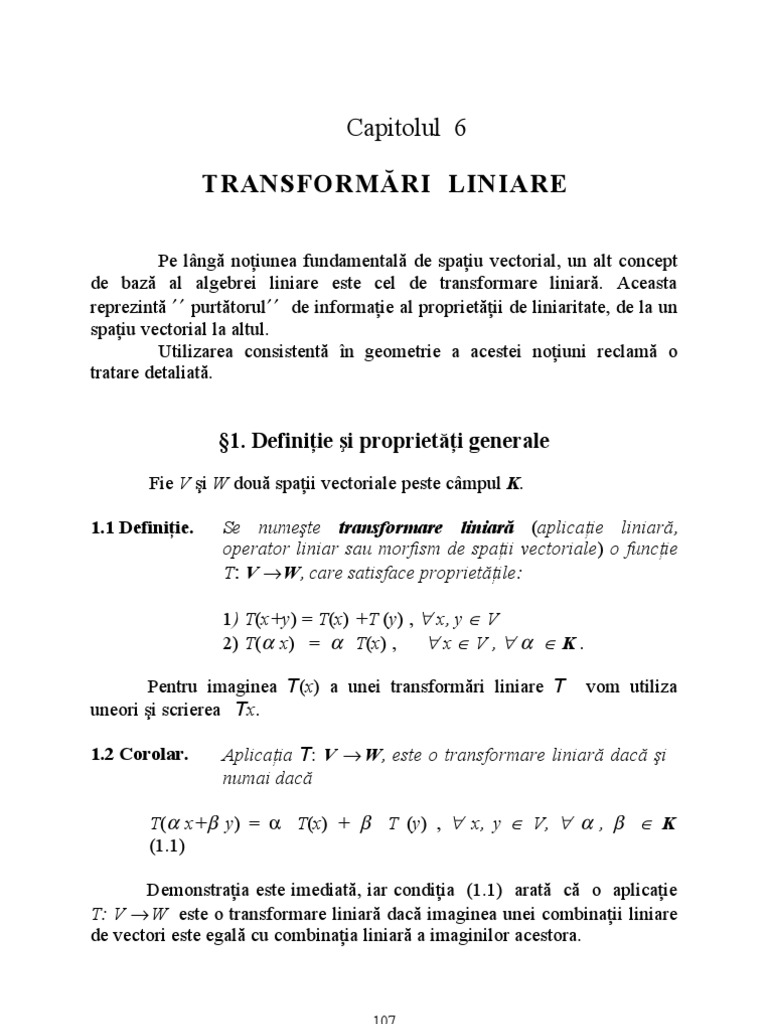 Cap 06 Transformari Liniare