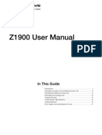 Z1900 User Manual