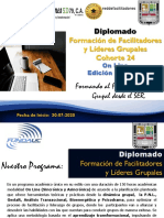 Formación de líderes y facilitadores grupales en línea