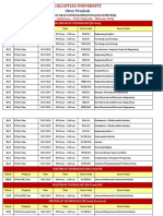 Datesheet of Back Paper Exam (ODD SEMESTER) Version I