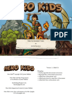 Hero Kids - Fantasy Expansion - Hero Advancement Cards - Printer Friendly