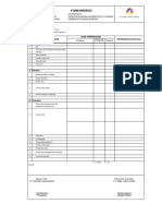 Form Ceklist Pekerjaan PDF