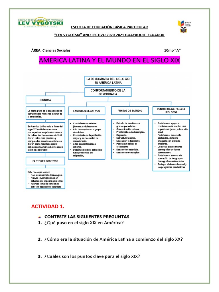 América Latina en el Siglo XIX | PDF