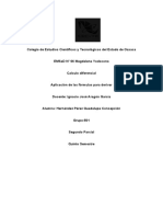 Colegio de Estudios Científicos y Tecnológicos Del Estado de Oaxaca - Docxformulas