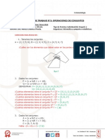 Practica de Operaciones Con Conjuntos Conjuntos PDF