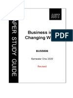 Business in A Changing World: BUSS506