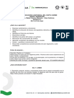 Transición. Costa Caribe Sin Conectividad - Semana #2 - Del 4 Al 8 de Mayo de 2020