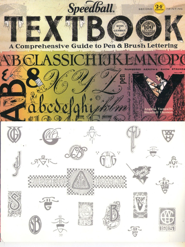 Speedball Textbook A Comprehensive Guide To Pen Brush Lettering by ...